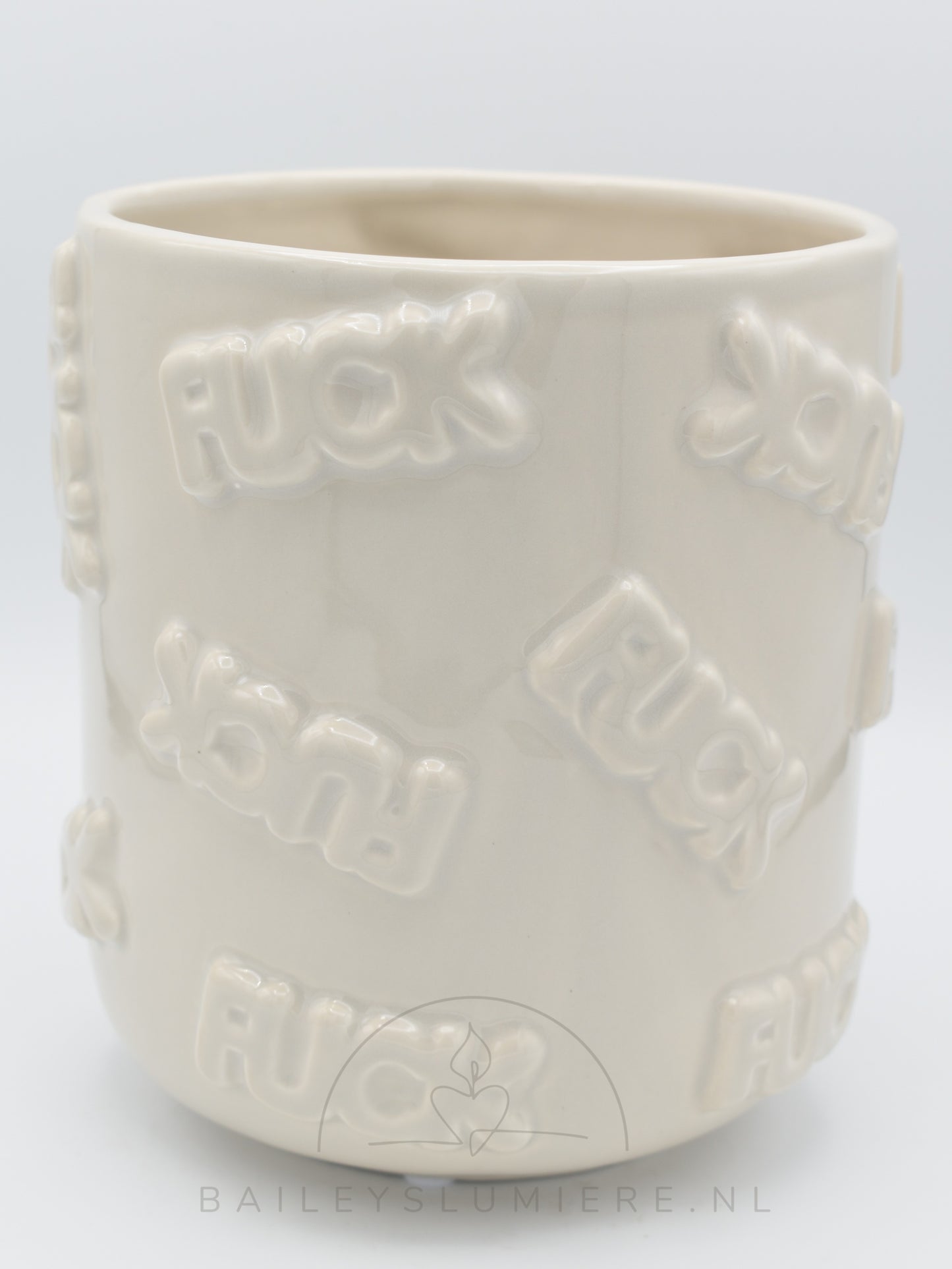 F*CK keramieken pot