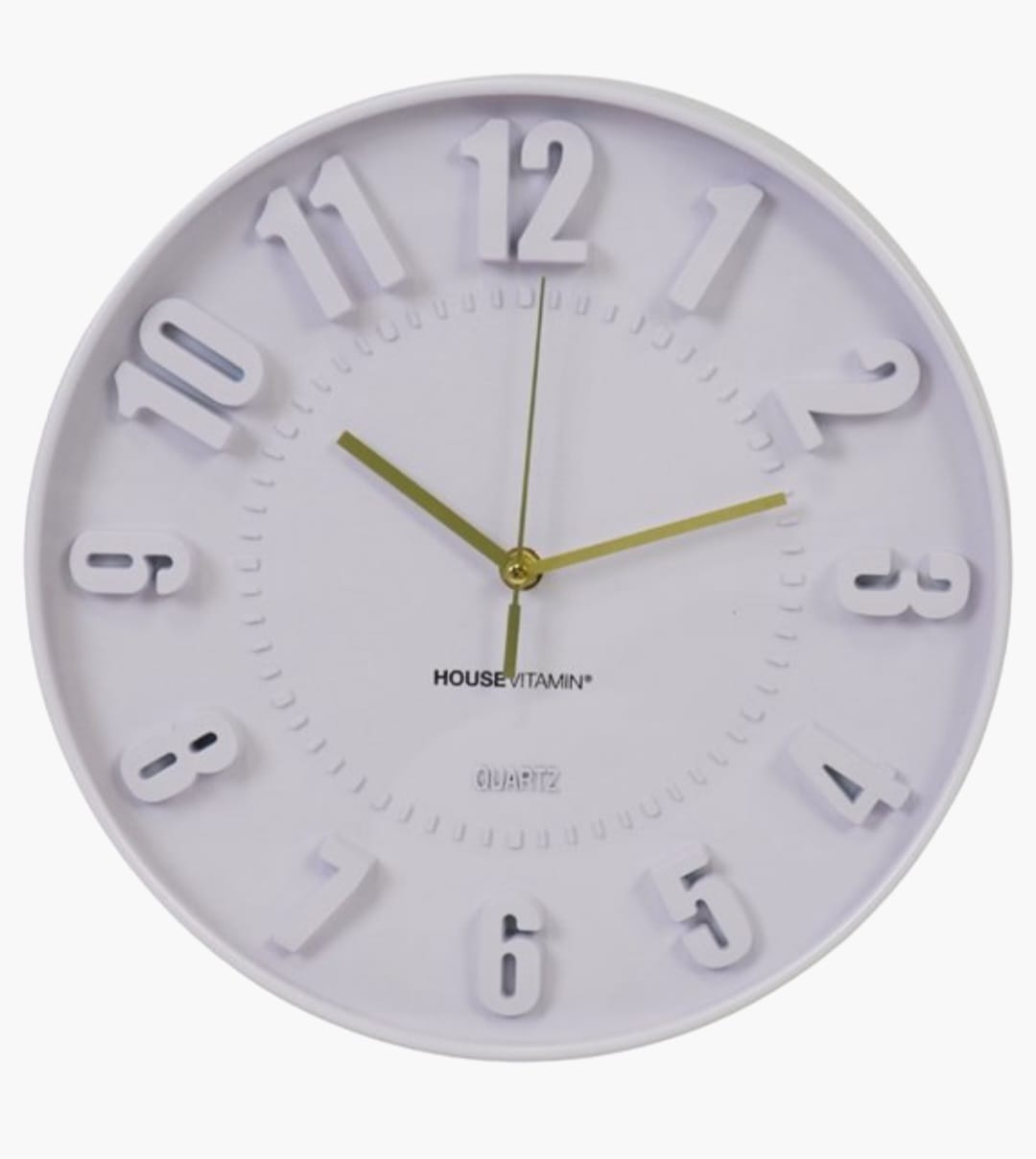 Klok- Wandklok Cijfers- Licht Roze